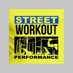 Street Workout Performance pánske tričko 100%bavlna Fruit of The Loom